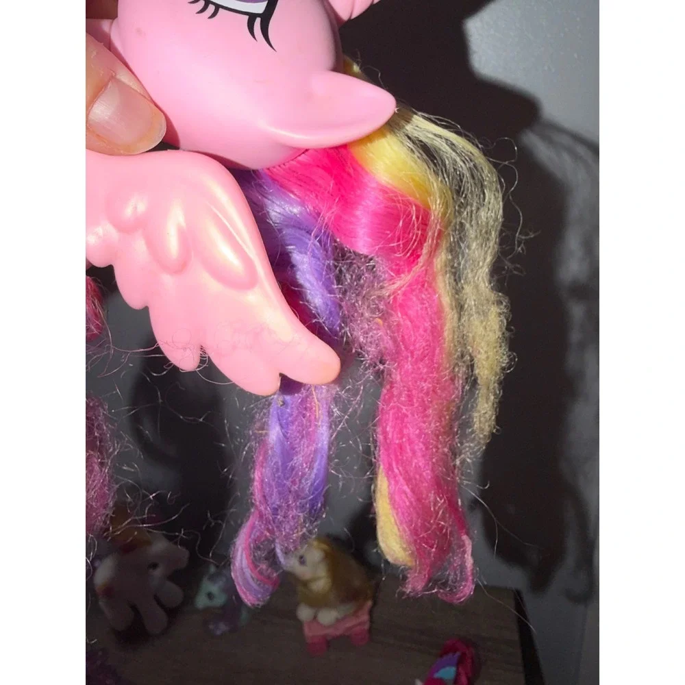 My Little Pony Lot vintage and modern  Figures with vintage baby Carriages